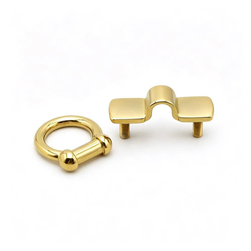 Arch bridge handle mount with screw studs, 29-40mm