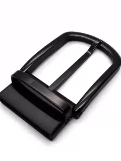 Men's Rotatable Reversible Pin Belt Buckle, 38.5mm Inner Width, Classic Rectangle D Frame Metal Belt Buckle Replacement, Silver / Gold / Matte Black