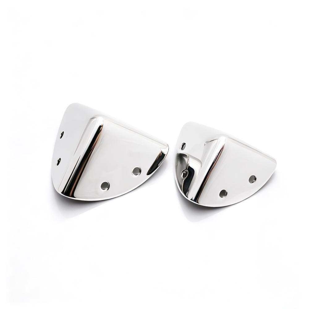 Round box corner guard showing curved metal profile