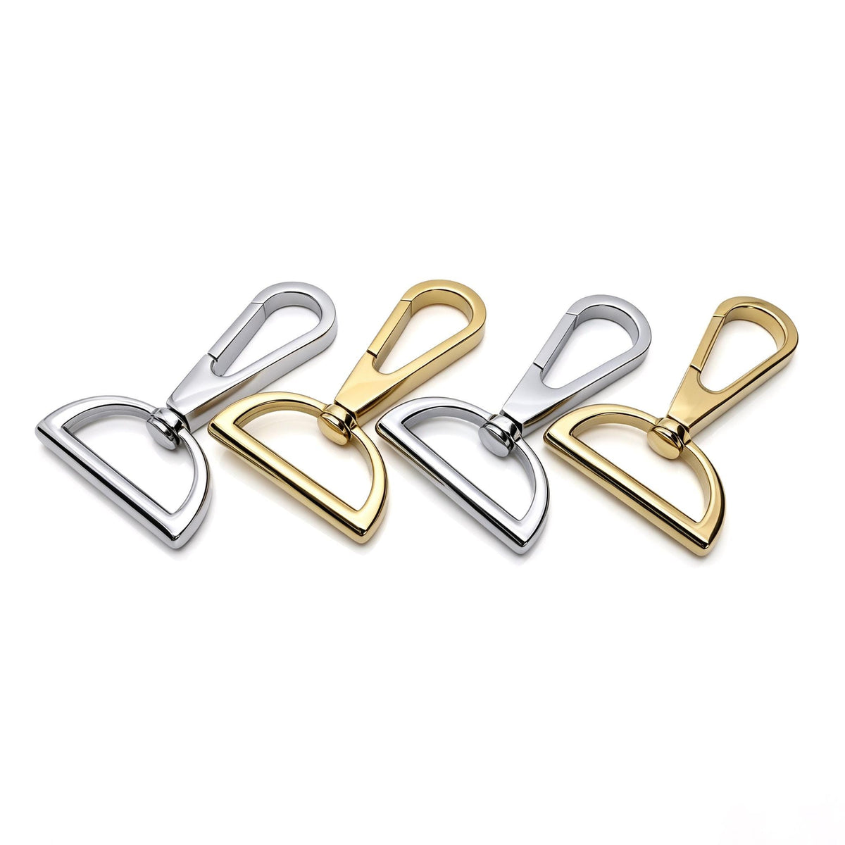 Metal snap hook clasp for bag strap repair