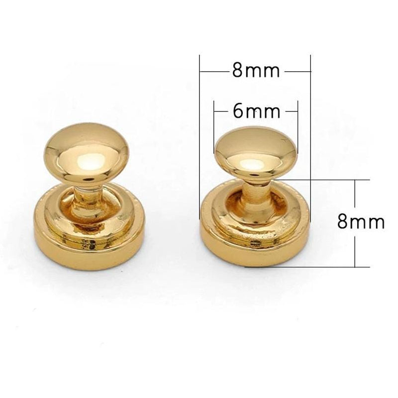 8mm button stud rivets for bag straps and closures