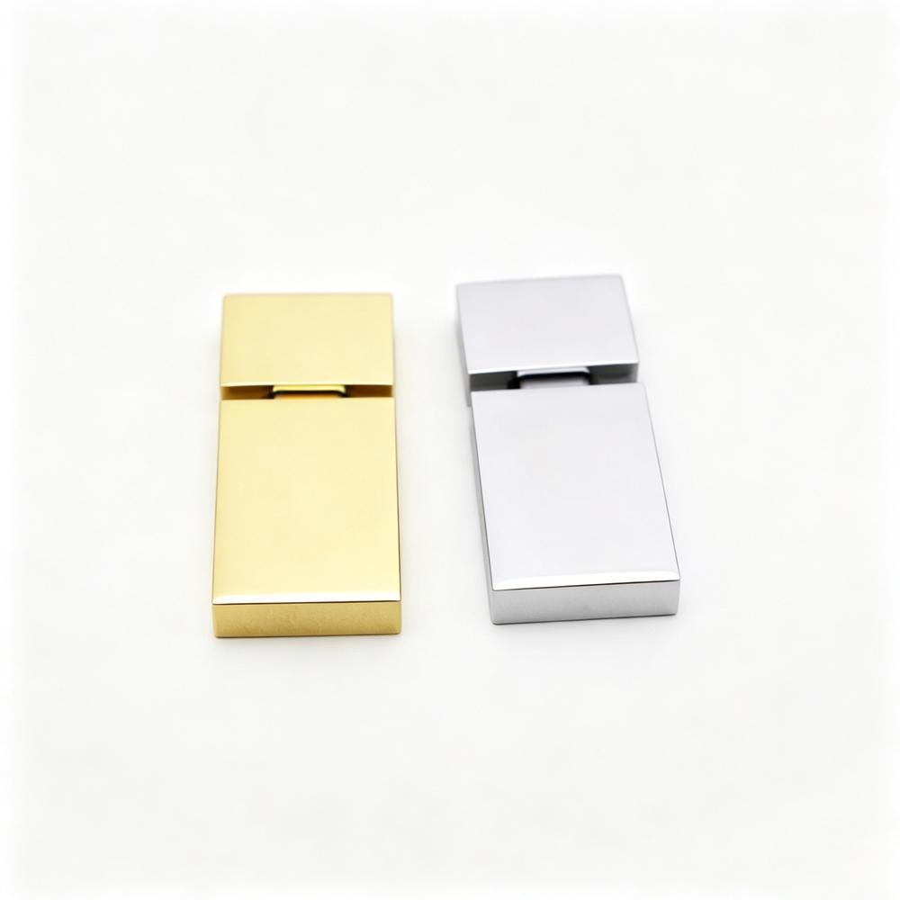 Hidden box latch components for handmade wooden cases