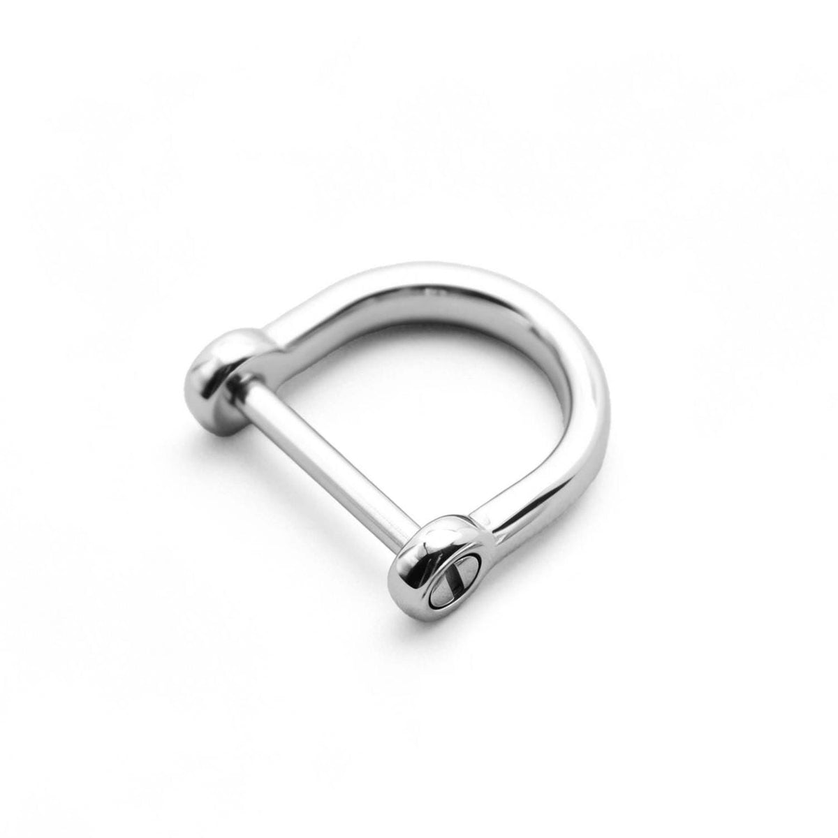 Removable 316 stainless steel D-ring screw shackle