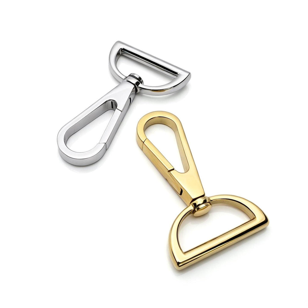 Bag strap swivel hook clasp for handmade leather bags