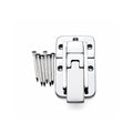 Small metal hasp clasp hardware for box closure