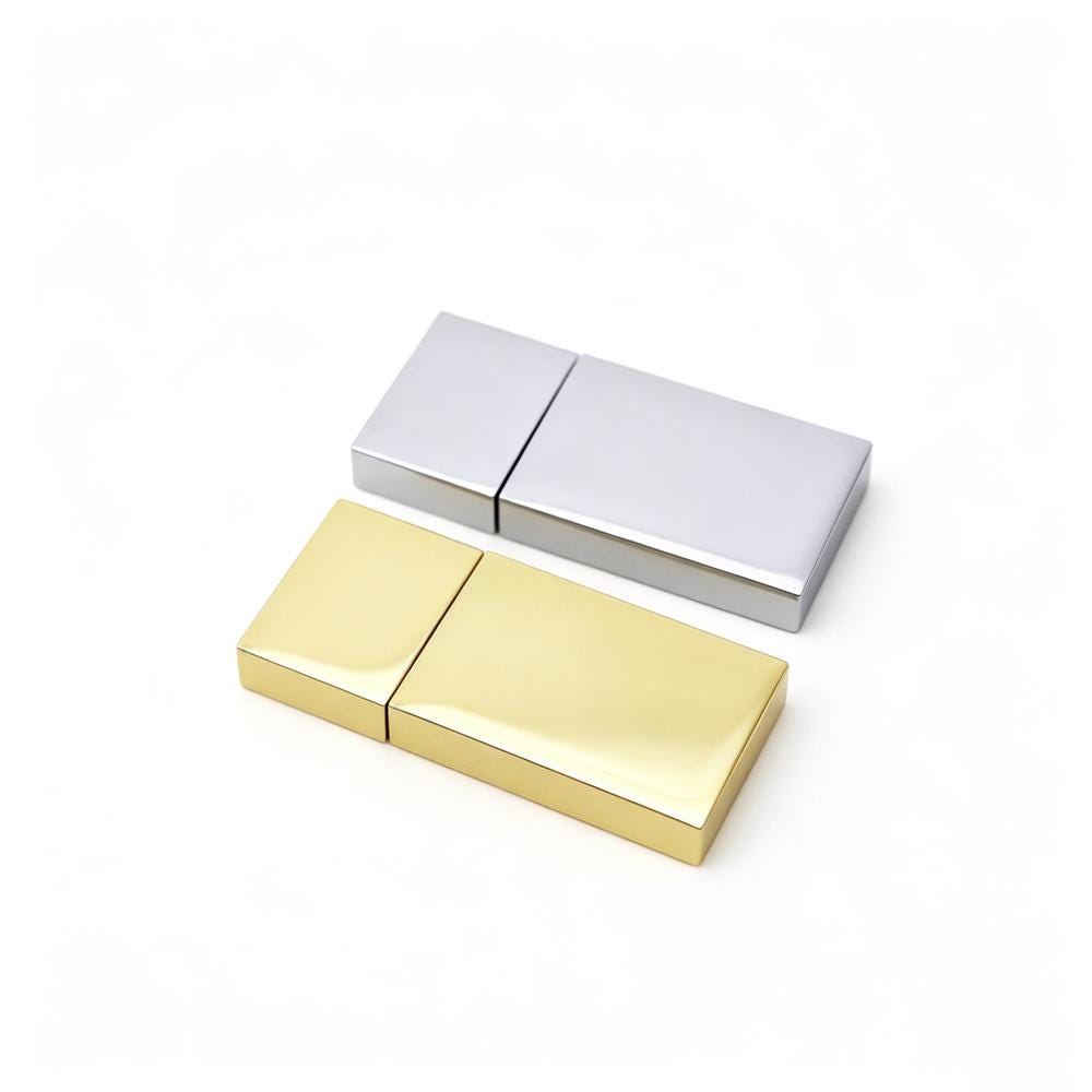 Two-piece hidden latch hardware for cases and storage boxes