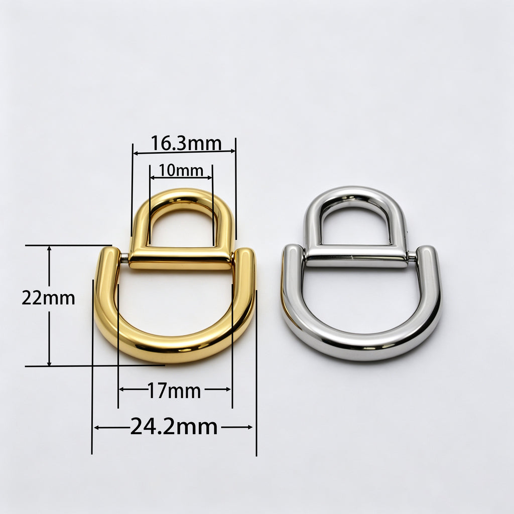 Rotating Double D-Ring Buckle