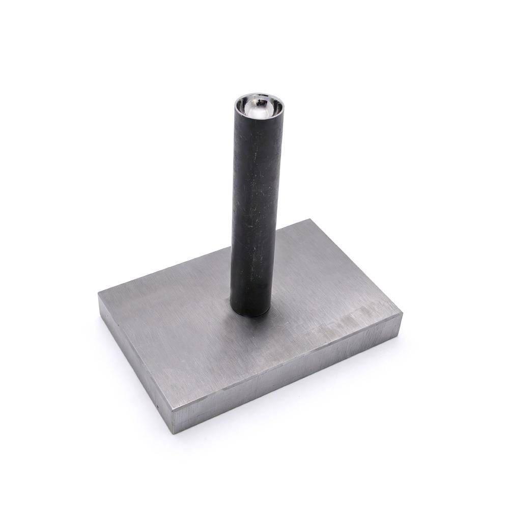 Mushroom rivet setting tool for dome rivets
