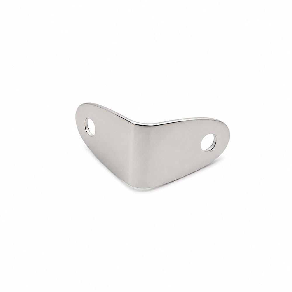Metal L corner brackets for trunk hardware restoration