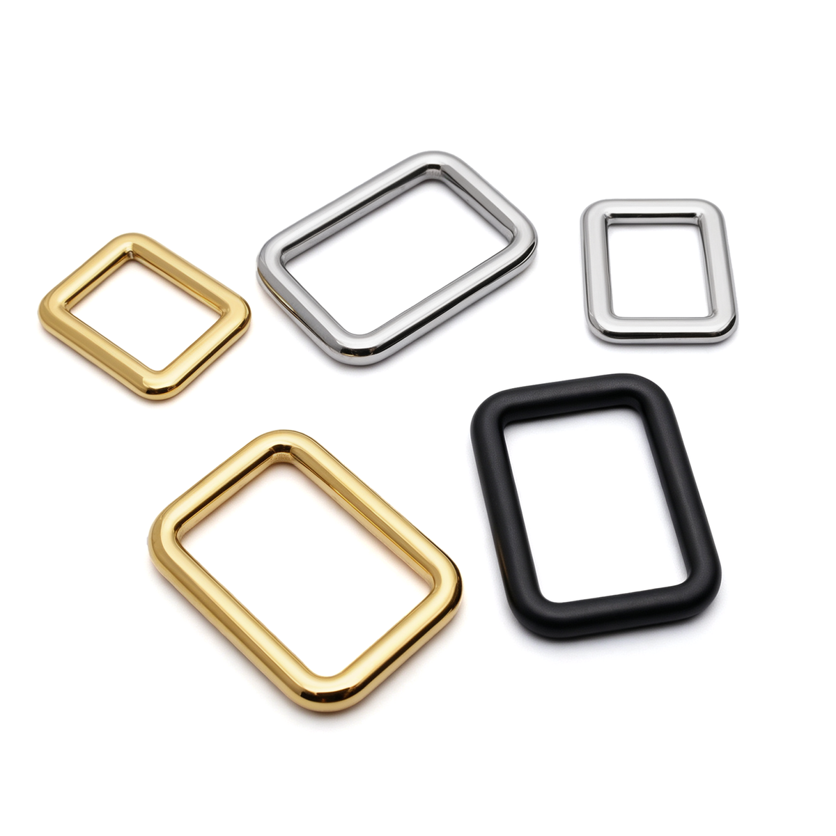 Stainless Steel Square Rings for Bag Straps & Handles