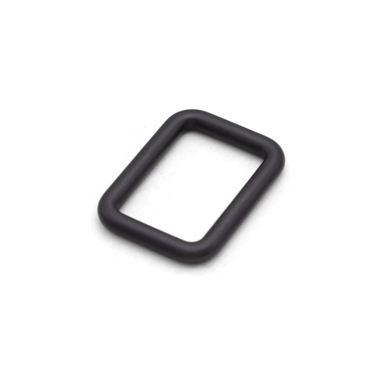 Stainless steel square ring hardware for leather bag strap connector