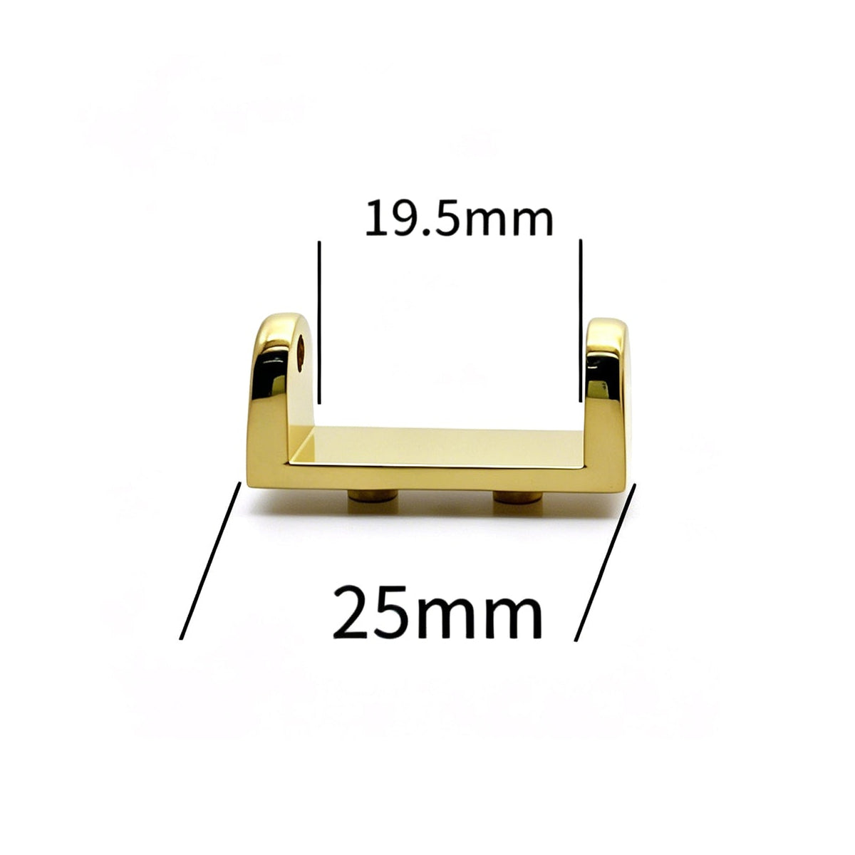 Strap handle fittings in 15.5-25mm sizes