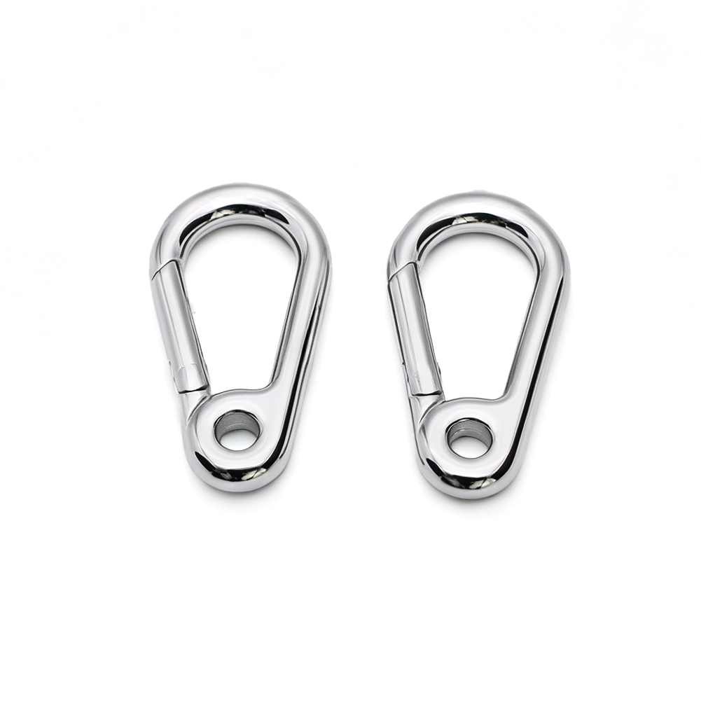 Small stainless steel hook clasp hardware for handbags