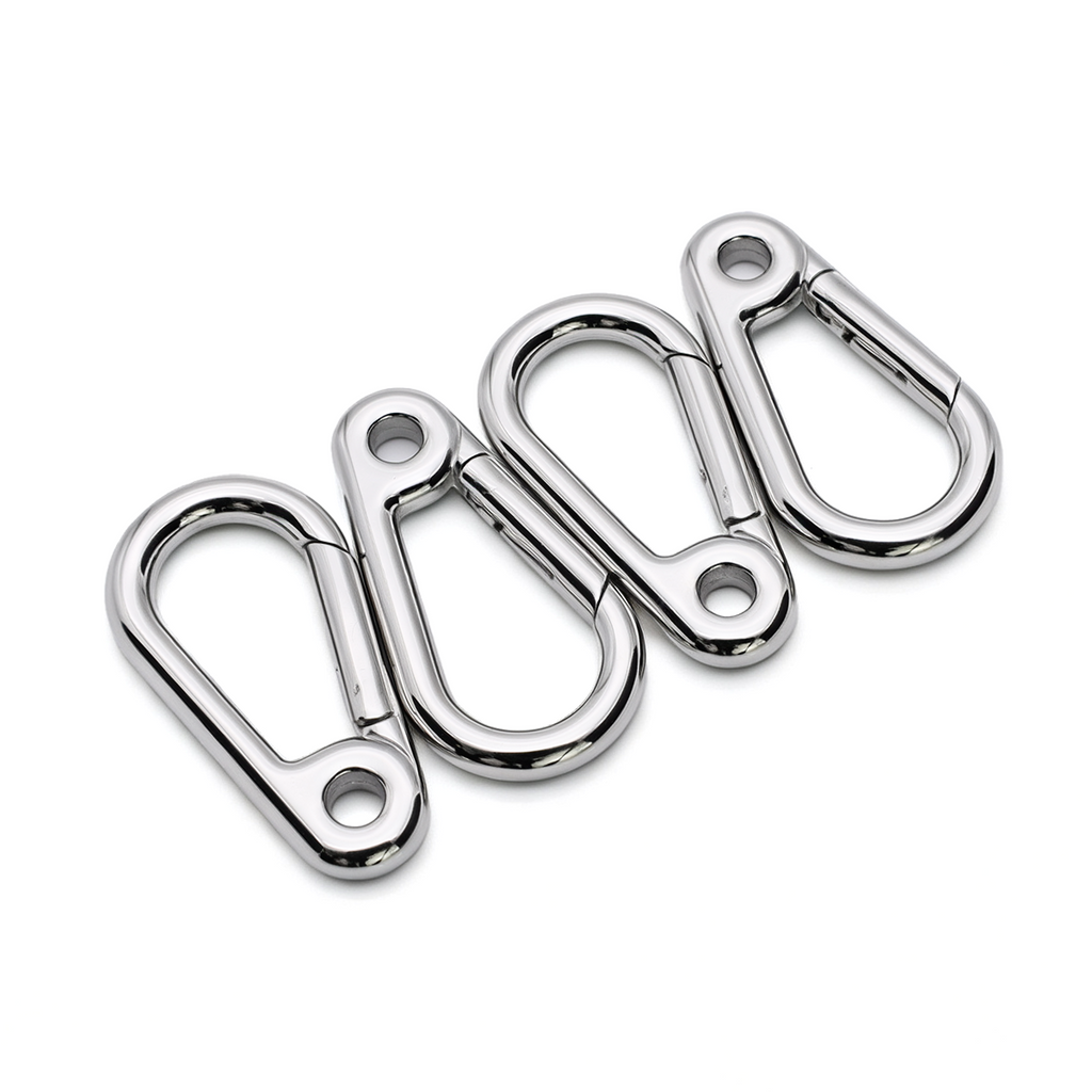 Small hook clasp for handmade leather bags and straps