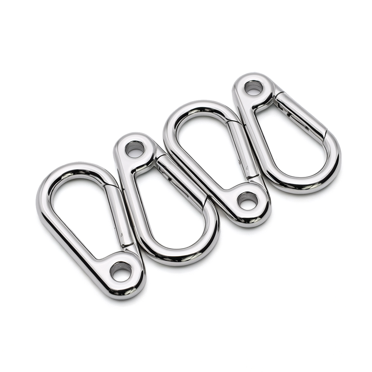Small hook clasp for handmade leather bags and straps