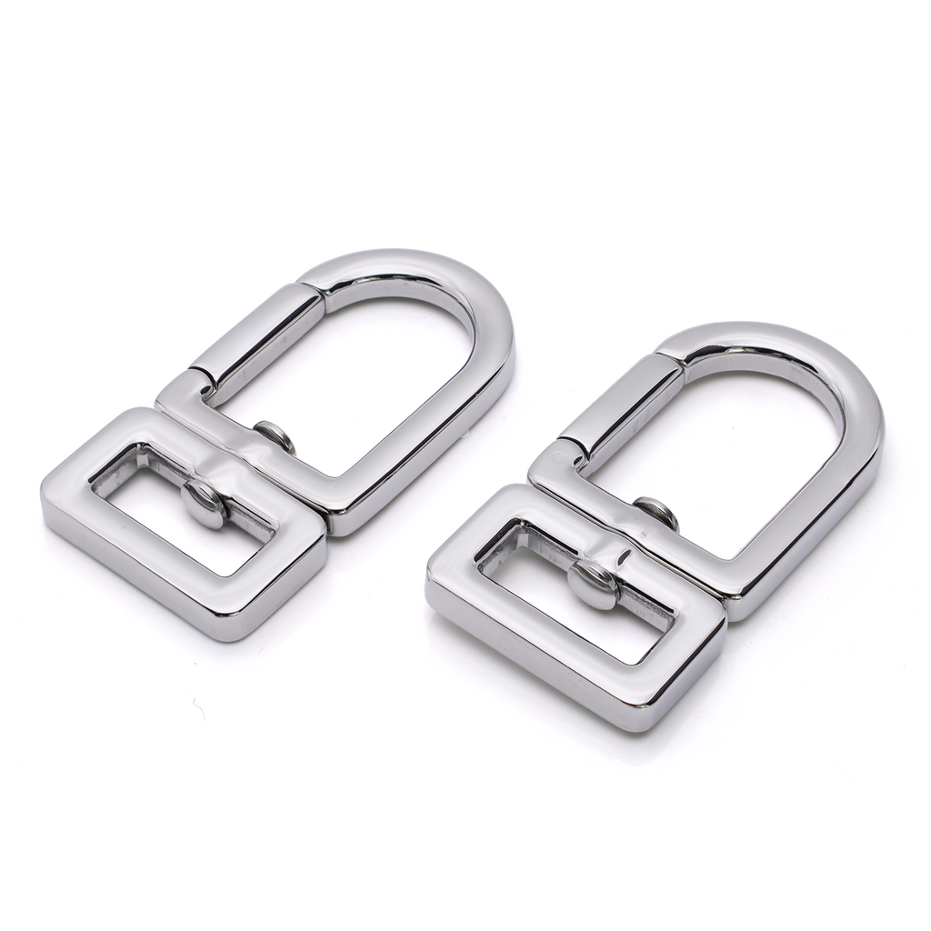 Rectangle hook clasp hardware for leather bag straps