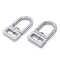 Rectangle hook clasp hardware for leather bag straps