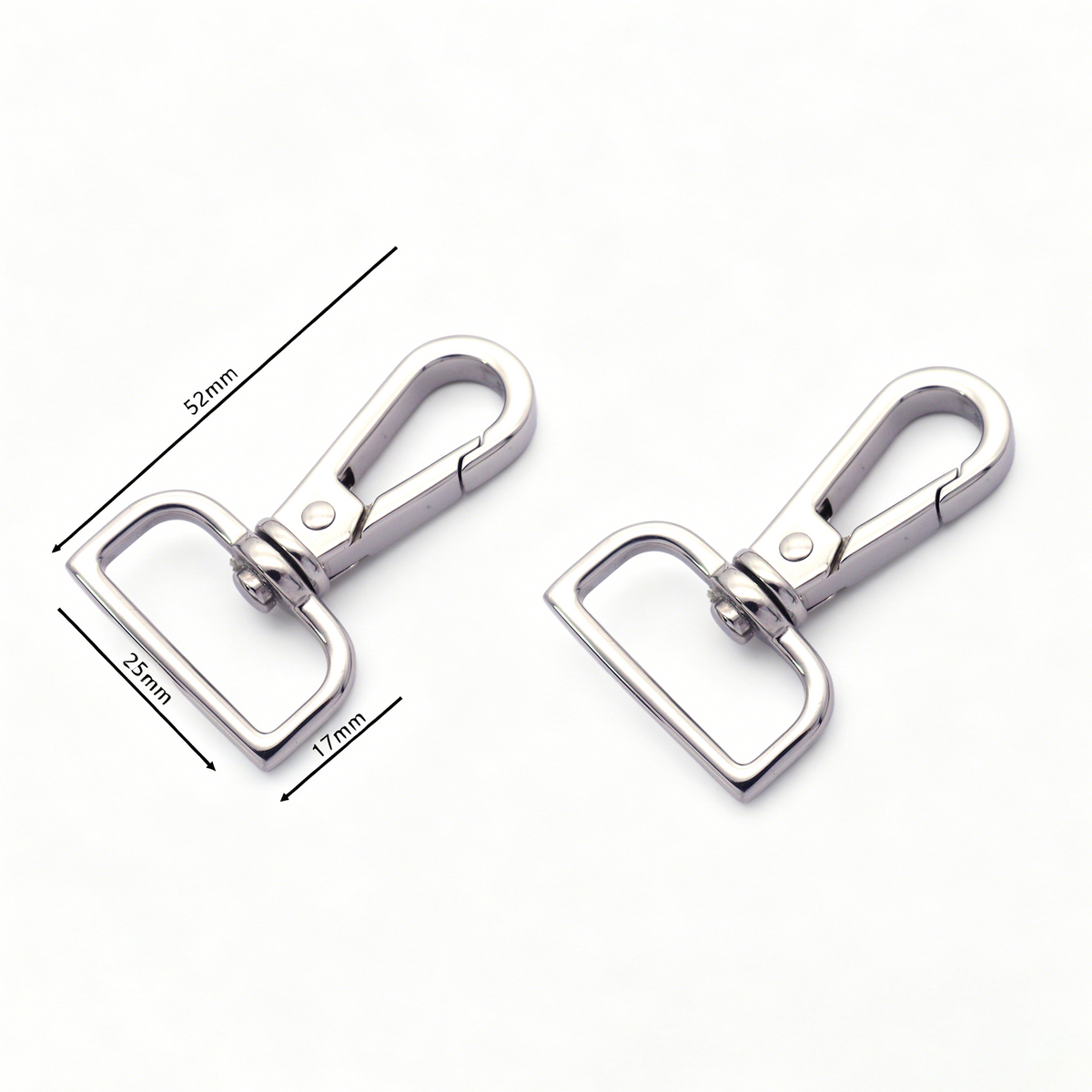 Bag hook clasp variant for shoulder straps and handbags