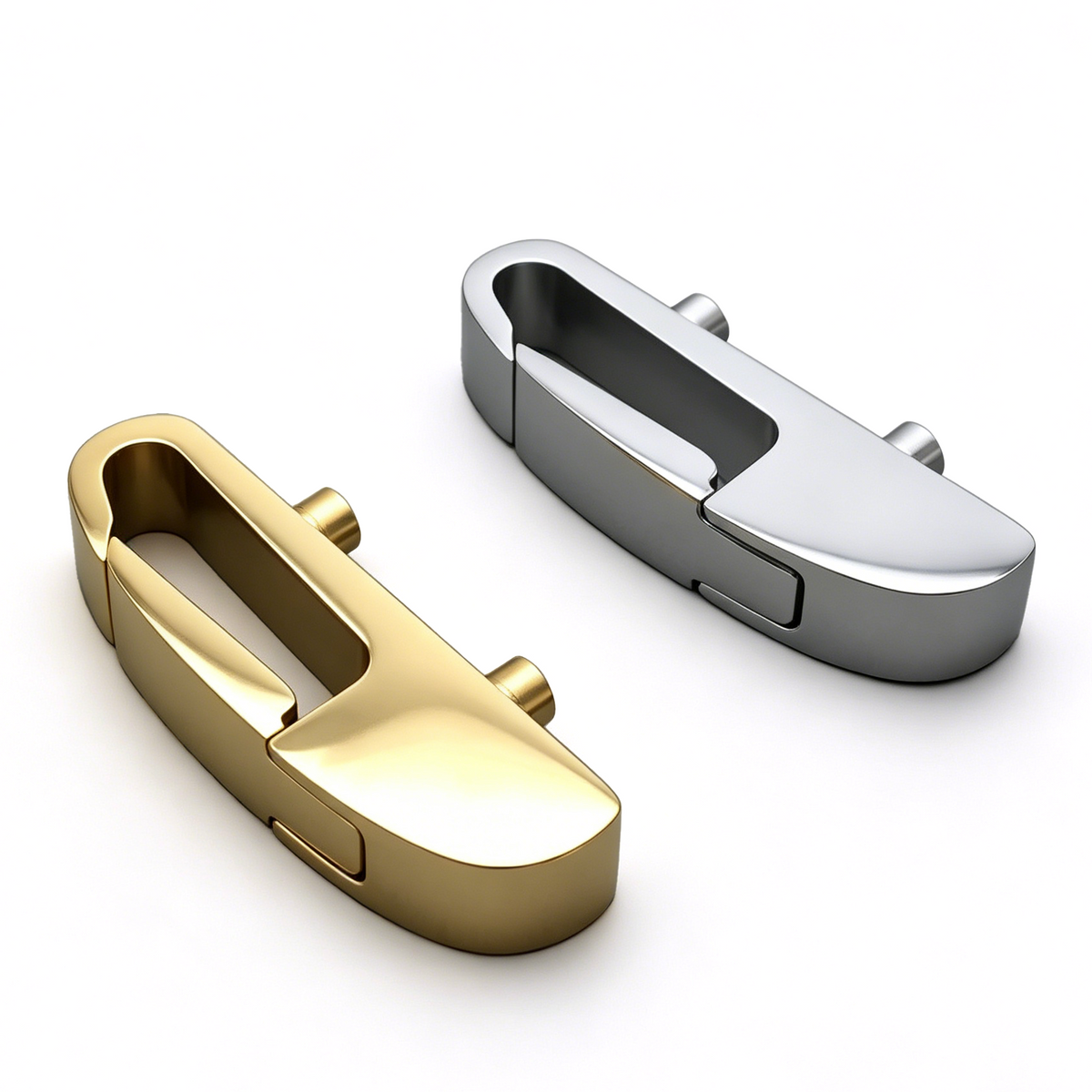 Side clasp latch hardware for bag and case repair