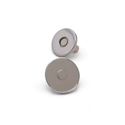 Metal magnetic snap clasp hardware for handbag closure repair