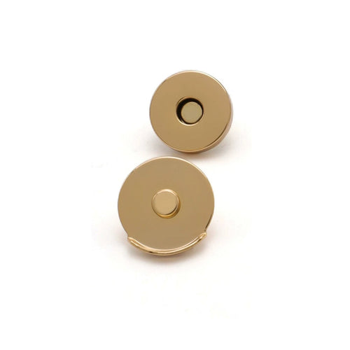 Magnetic bag clasp for purses and leather bags, 20mm