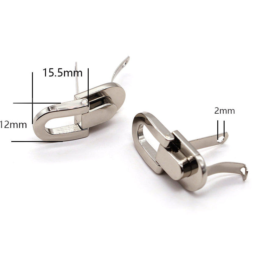 Rotating bag strap anchor with mounting plate