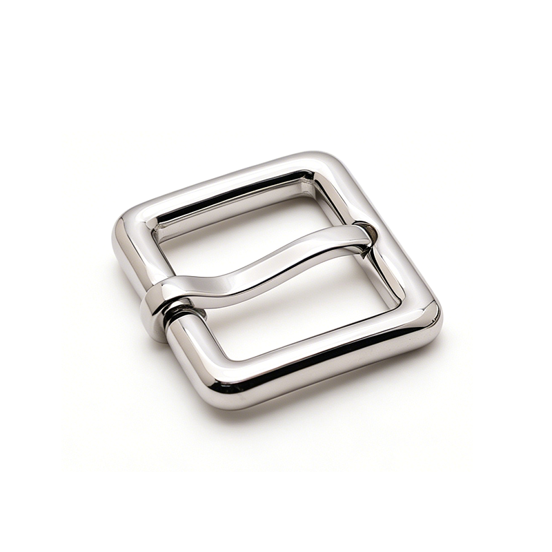 Rectangular pin buckle hardware for leather bag straps