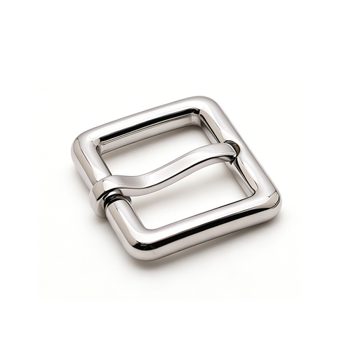 Rectangular pin buckle hardware for leather bag straps