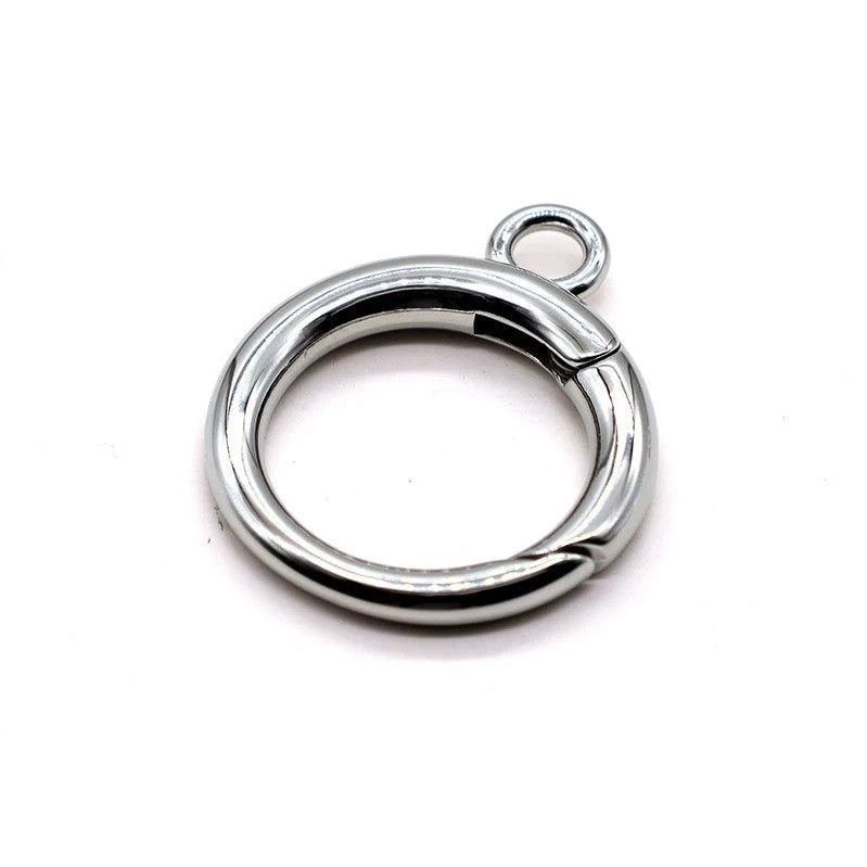 316 stainless steel key ring for keychains and bag charms, 31mm