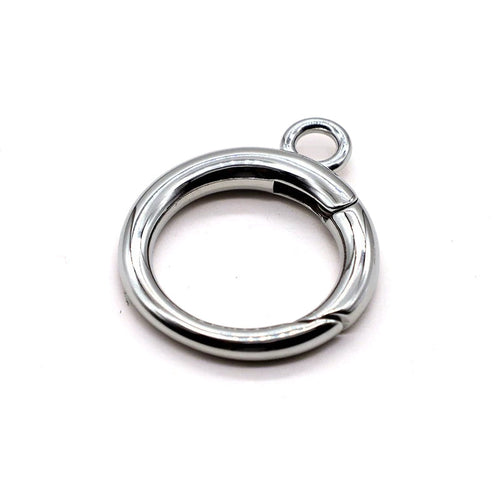 316 stainless steel key ring for keychains and bag charms, 31mm