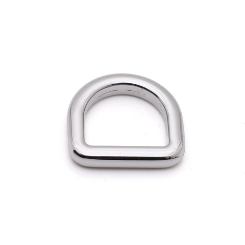 Small seamless D-ring hardware for purse straps