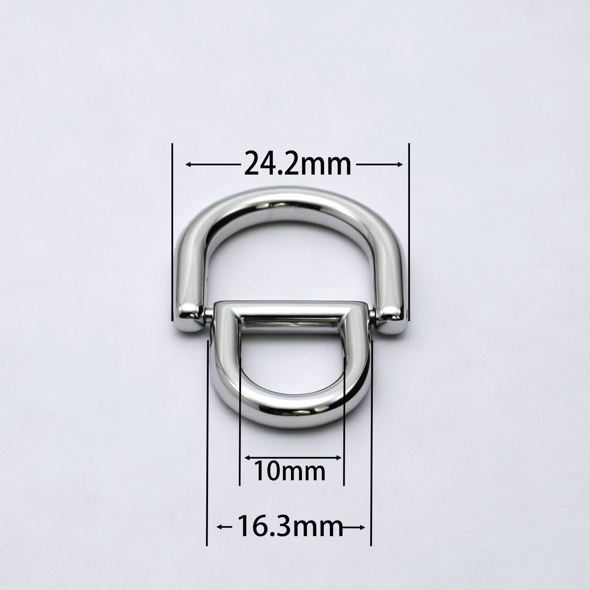 Rotating Double D-Ring Buckle