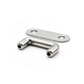 Round tube bridge handle mount for trunks and bags