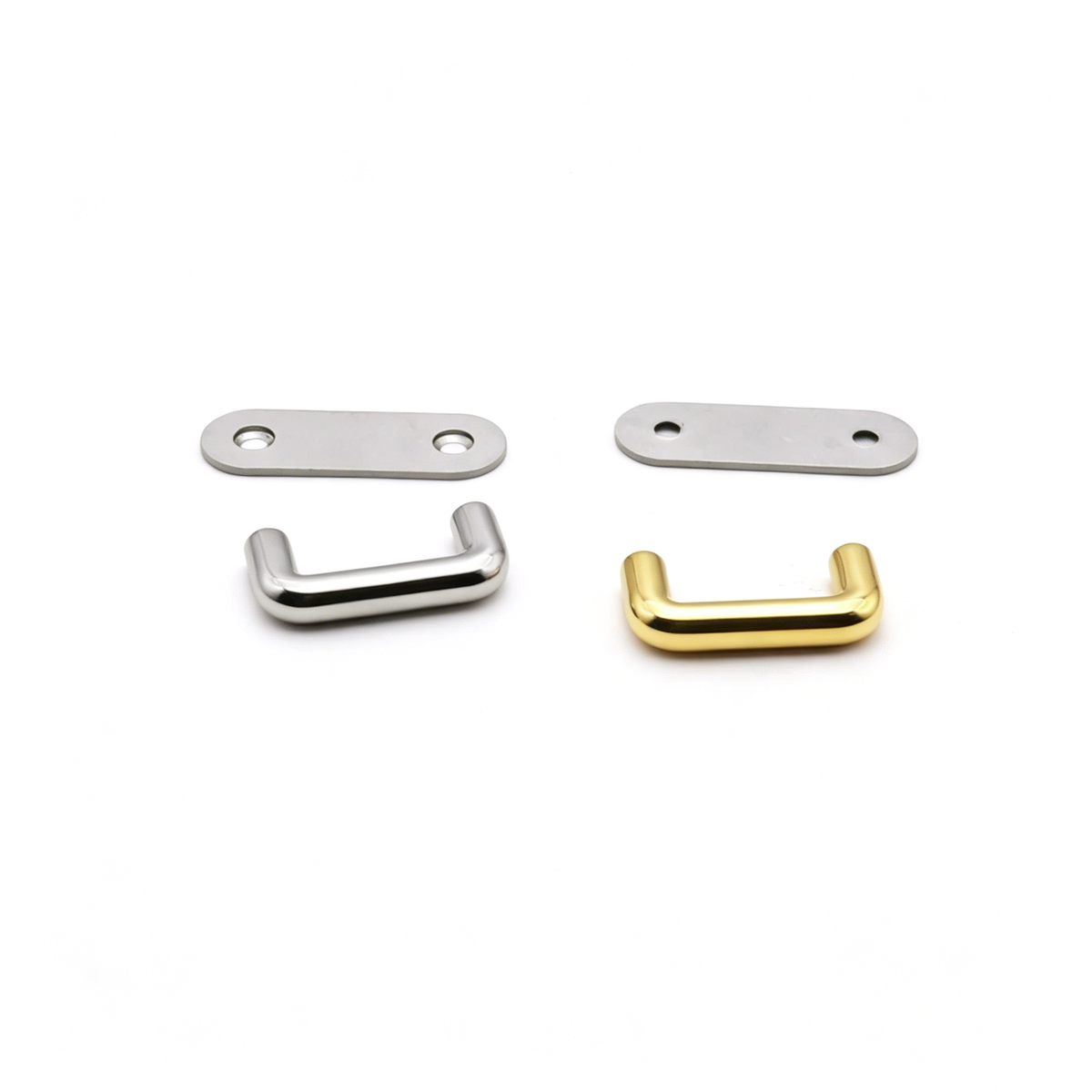 Round tube arch bridge handle mount installation detail
