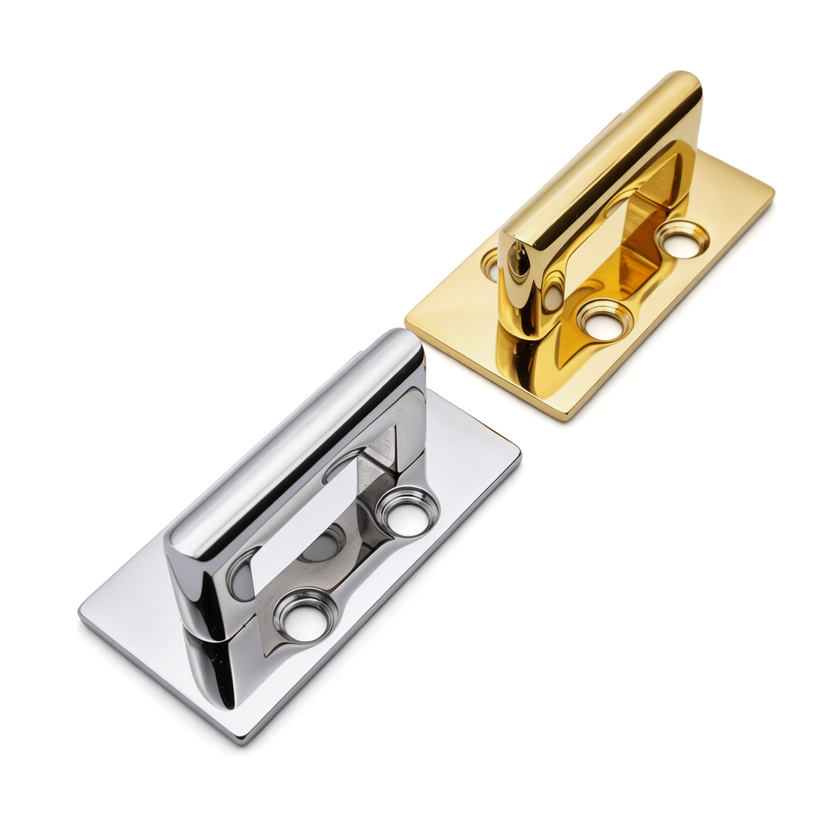 316 Stainless Steel Pull Handle – Bright Gold / Silver Chrome | Compact Door & Drawer Handle for Jewelry Boxes, Cabinets & Crafts