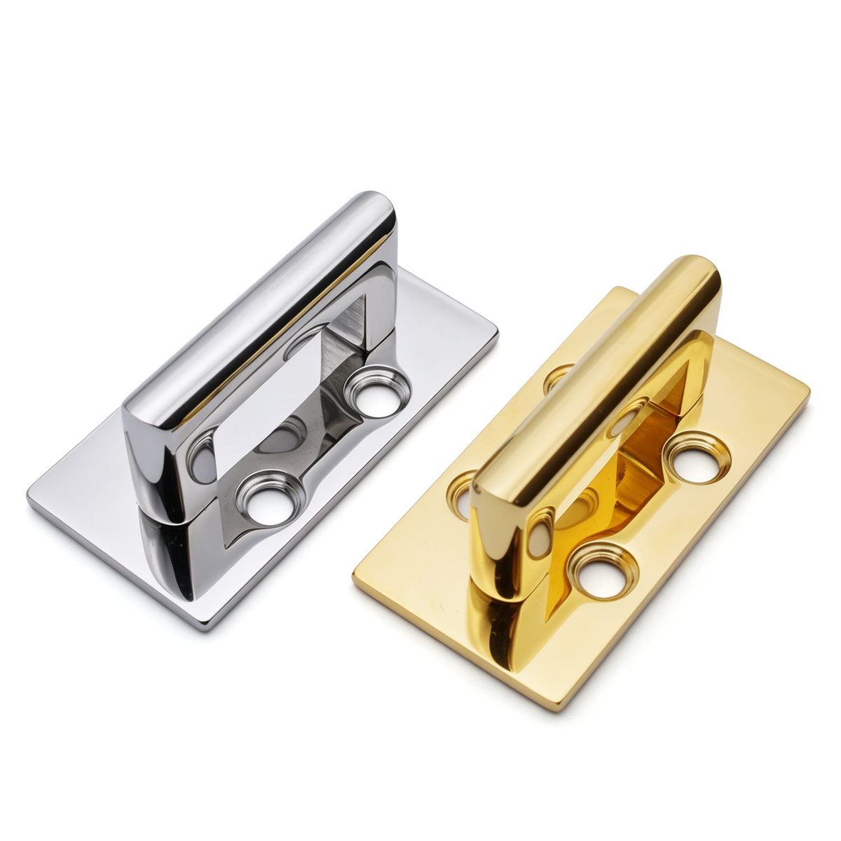 316 Stainless Steel Pull Handle – Bright Gold / Silver Chrome | Compact Door & Drawer Handle for Jewelry Boxes, Cabinets & Crafts