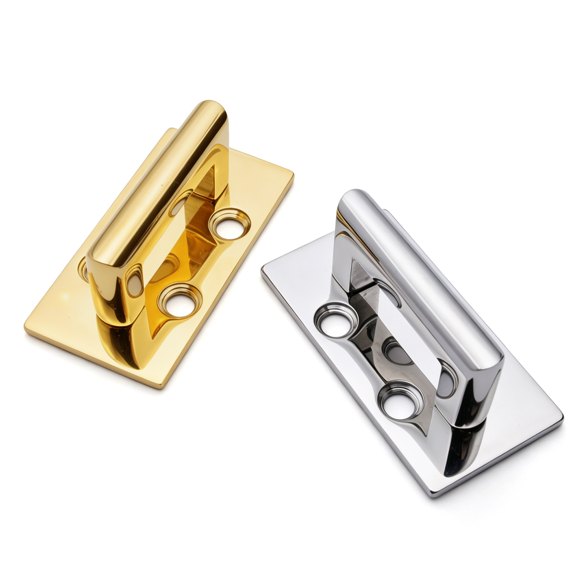 316 Stainless Steel Pull Handle – Bright Gold / Silver Chrome | Compact Door & Drawer Handle for Jewelry Boxes, Cabinets & Crafts