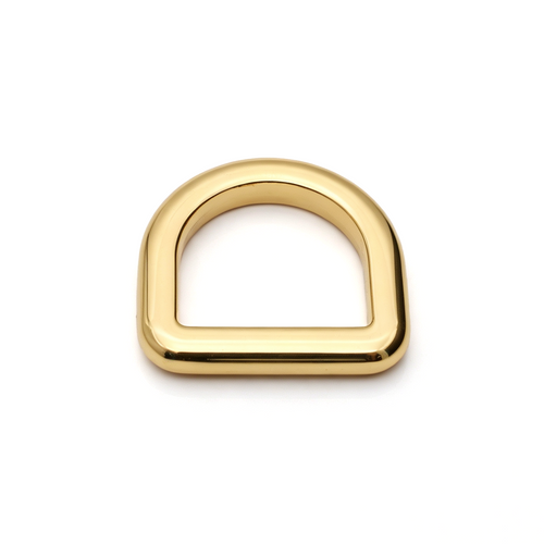 Seamless metal D-rings for bag straps, 10.5-20mm
