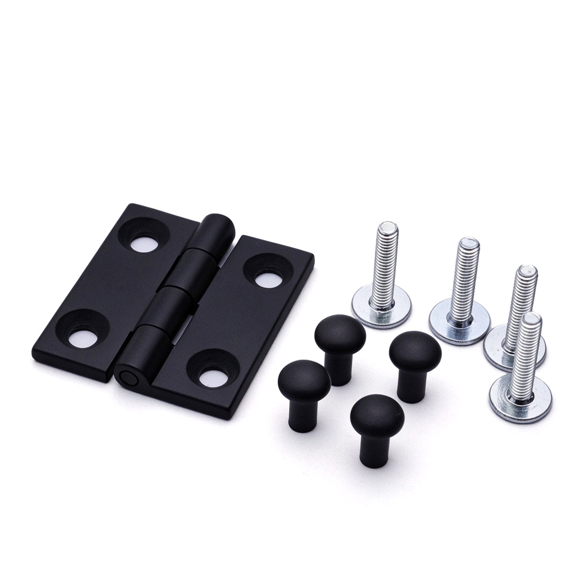 25mm Mini Hinge 4-Hole – Bright Gold / Bright Silver / Matte Black | Small Box Hardware for Jewelry, Makeup & Craft Boxes