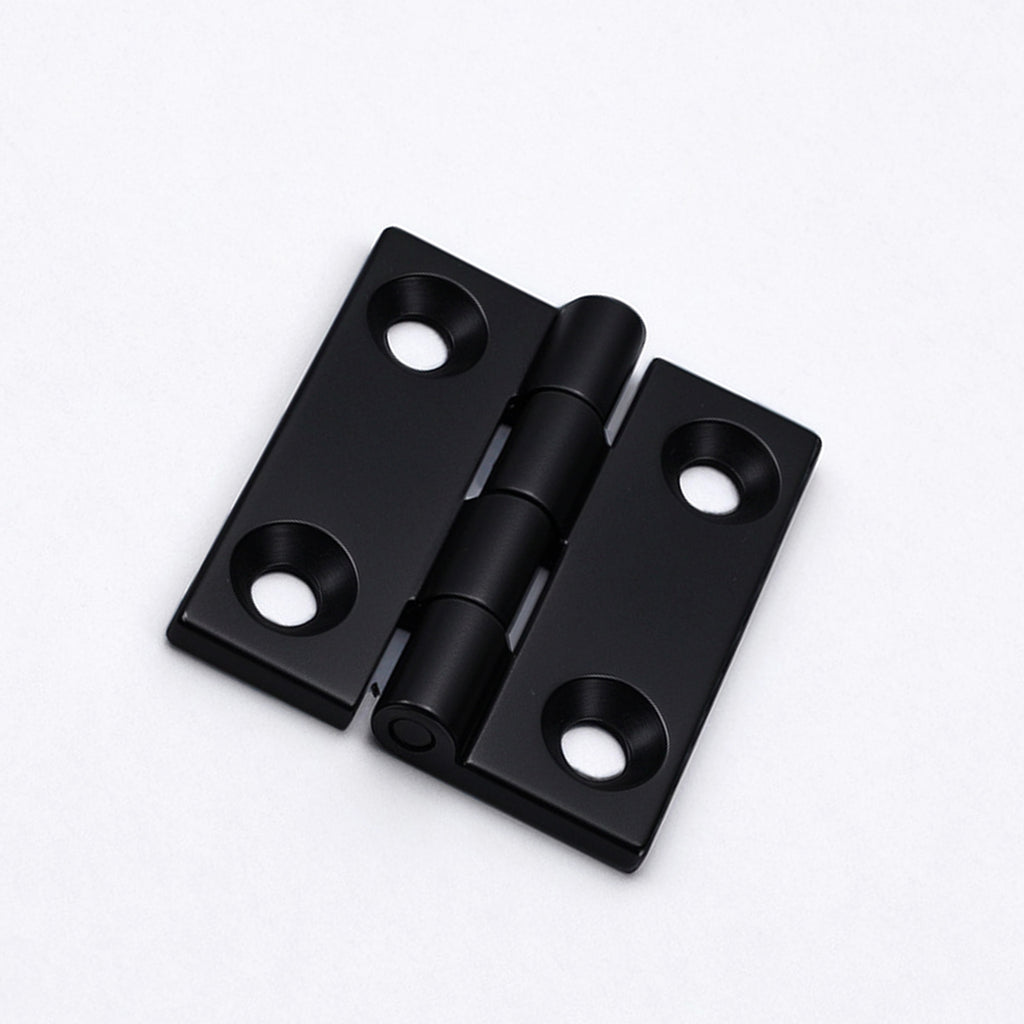 25mm Mini Hinge 4-Hole – Bright Gold / Bright Silver / Matte Black | Small Box Hardware for Jewelry, Makeup & Craft Boxes