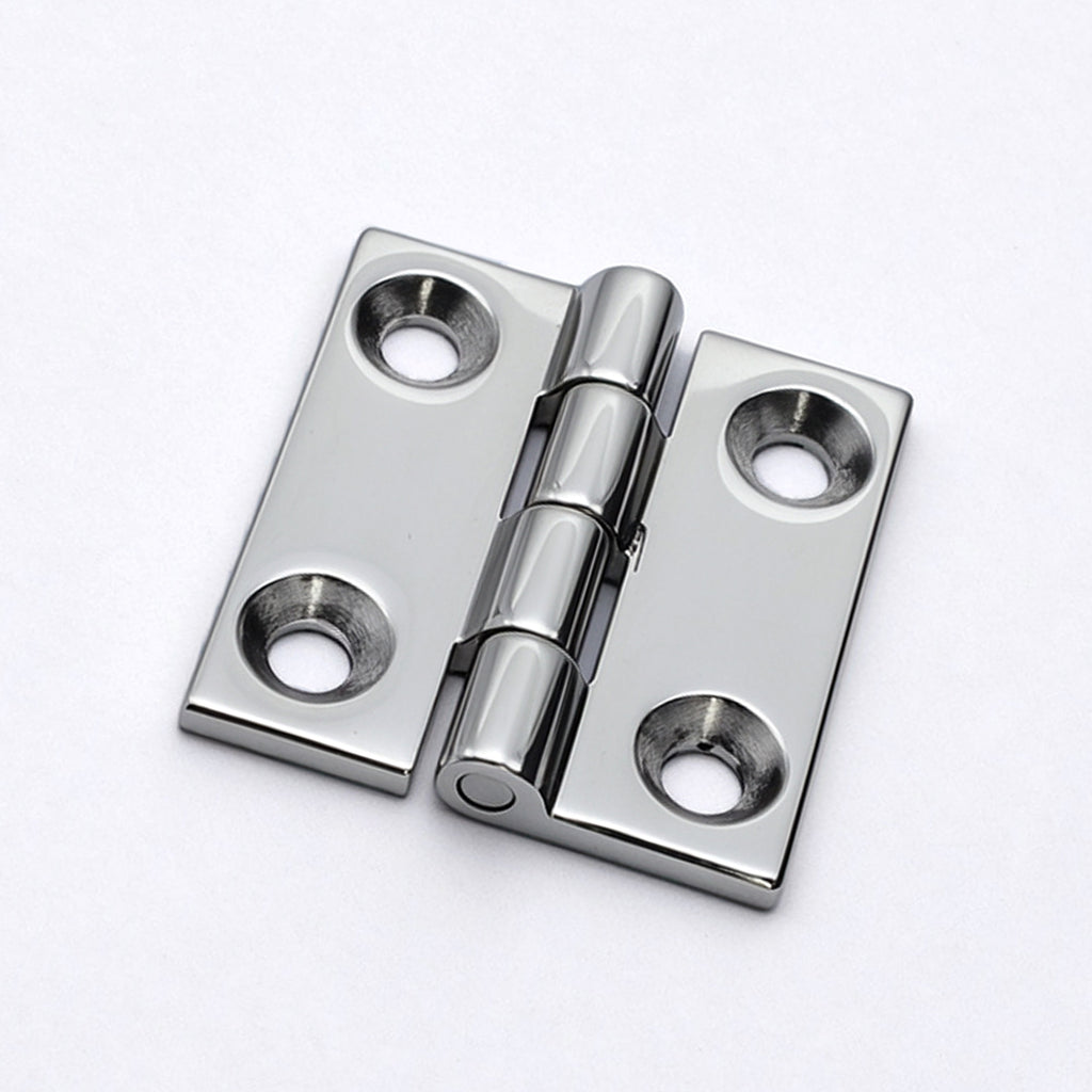 25mm Mini Hinge 4-Hole – Bright Gold / Bright Silver / Matte Black | Small Box Hardware for Jewelry, Makeup & Craft Boxes