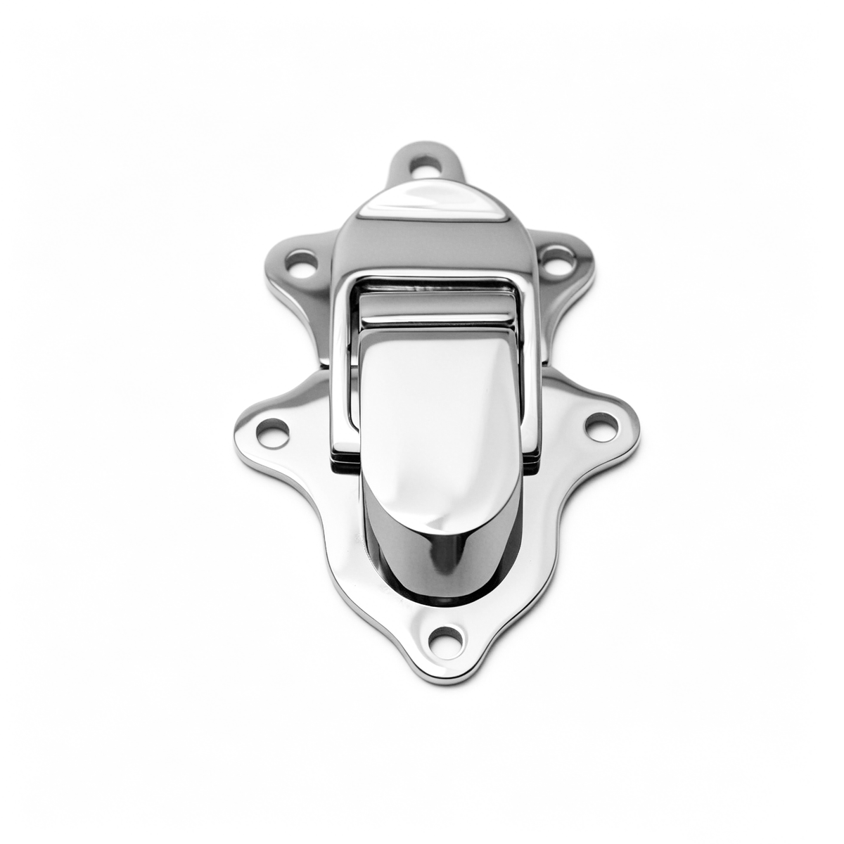 Hexagonal latch hardware for trunk and case making