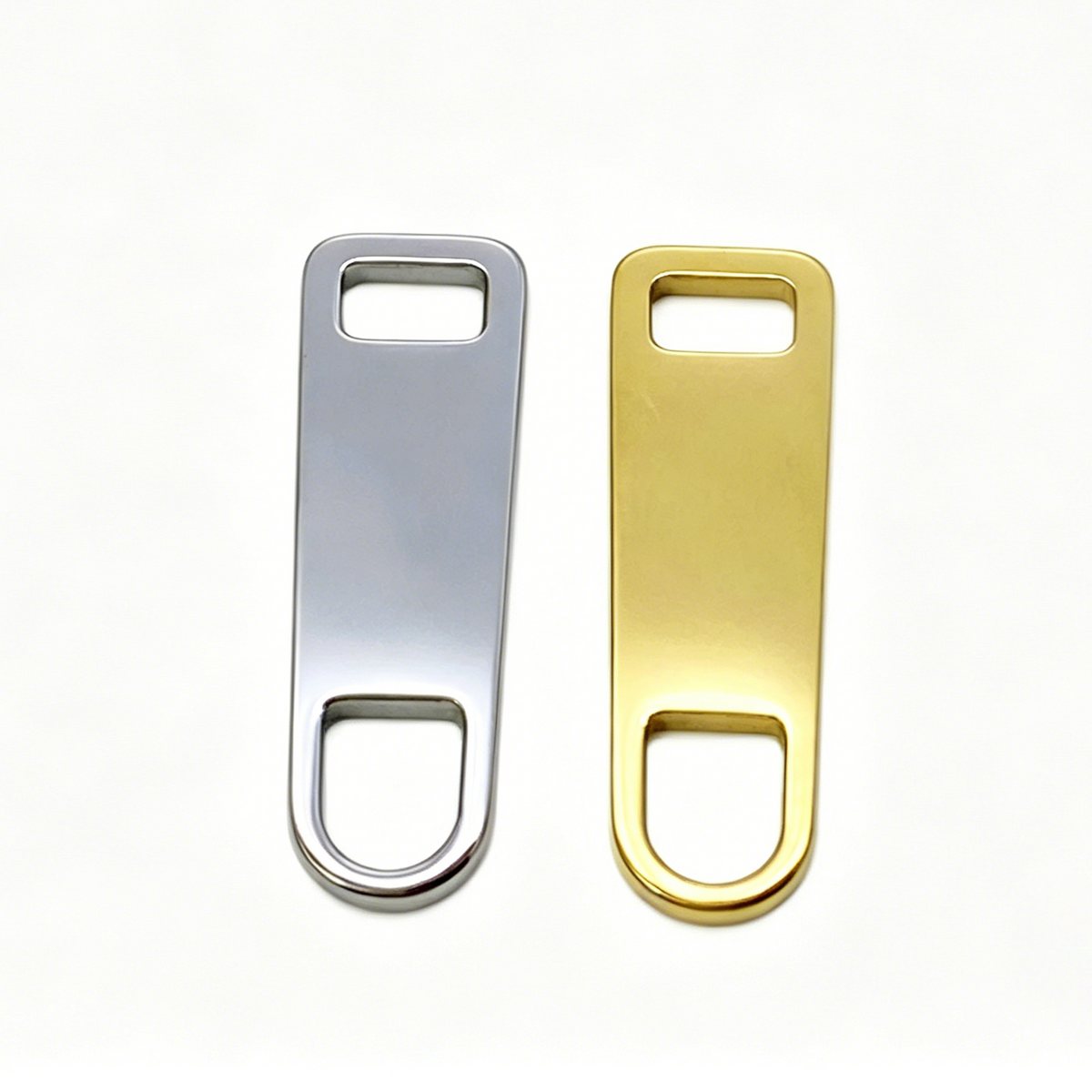 26mm zipper pull tab product dimensions and hardware detail