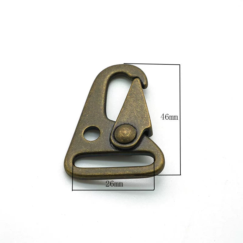 Solid Brass Antique Bronze Snap Hook