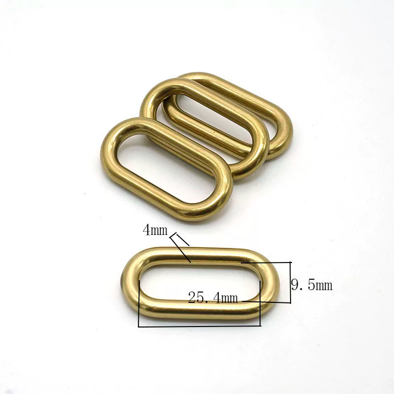 Solid Copper Seamless D-Ring
