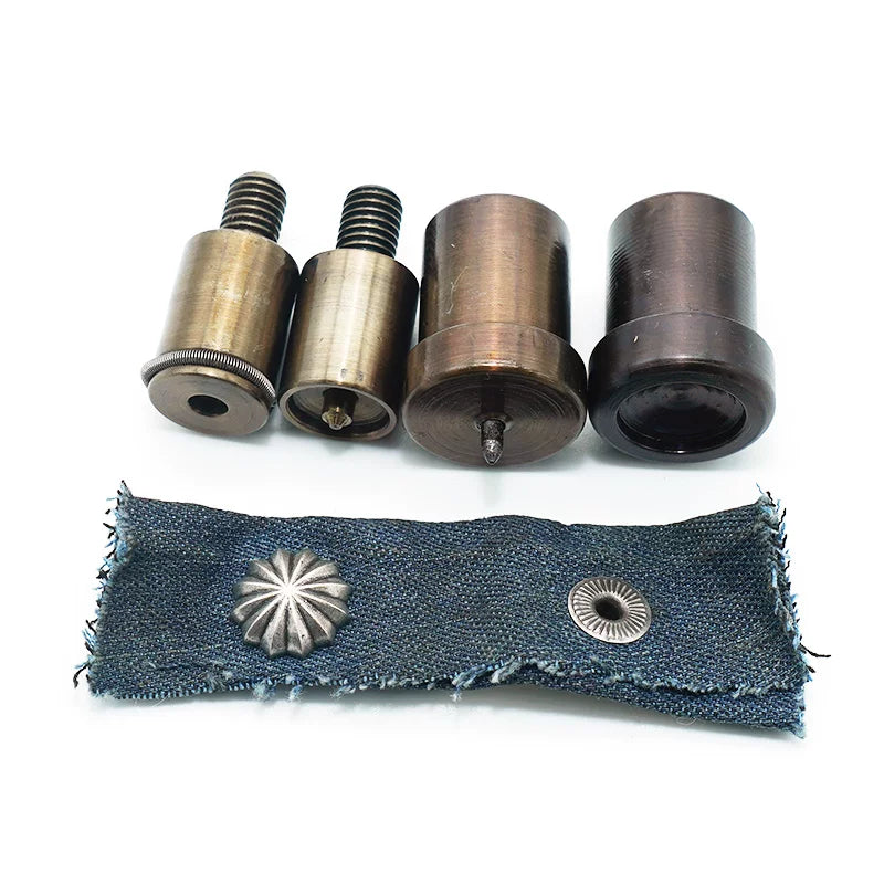 Solid Brass Floral Snap Fastener