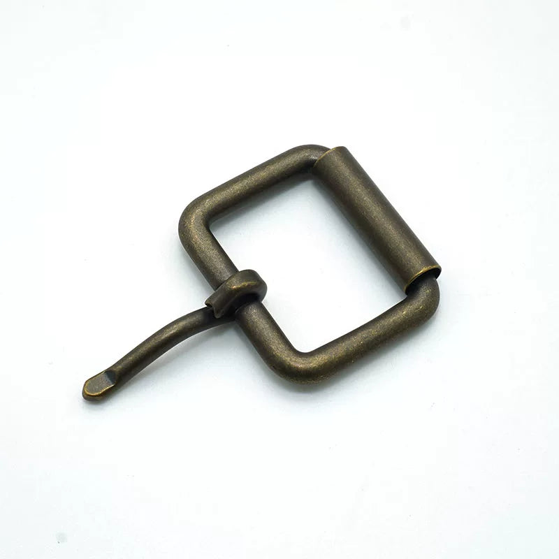 Solid Copper Antique Bronze Roller Buckle 32mm
