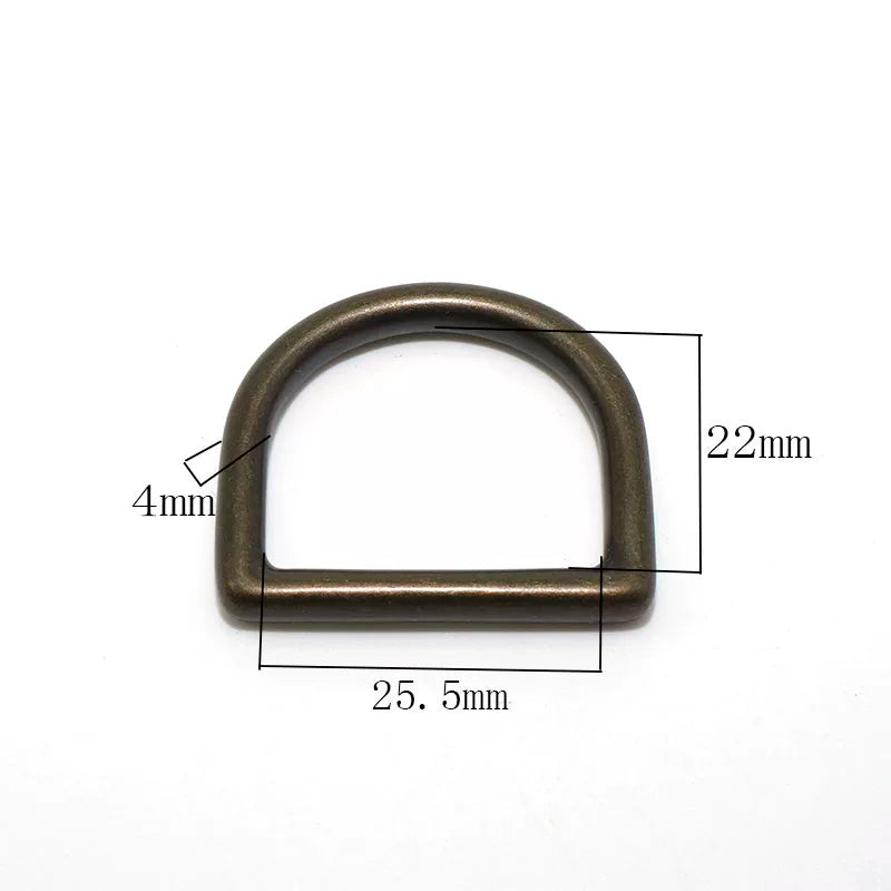 Solid Brass Seamless D-Ring
