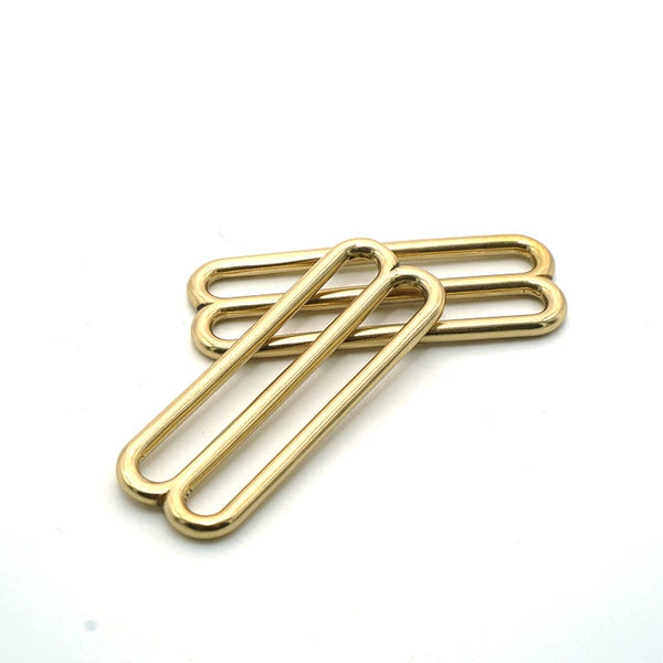 Solid Brass Tri-Glide for 50mm Strap