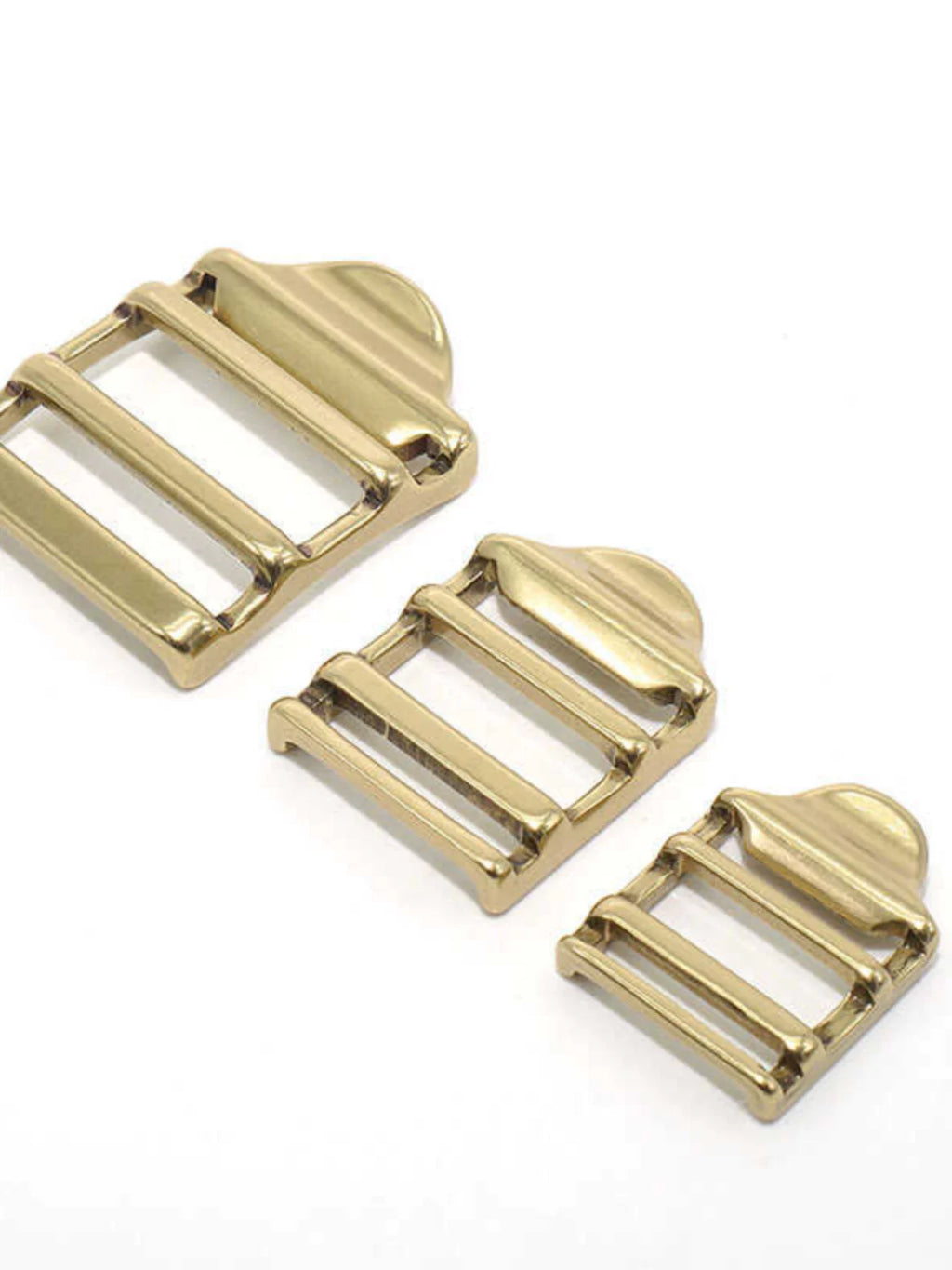 Solid Brass Tri-Bar Slider